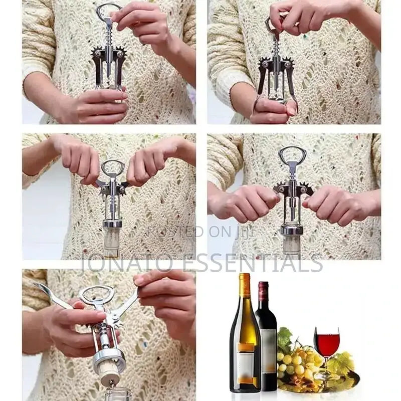 Wine Cock Screw Opener and Bottle Opener