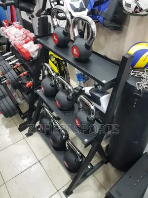 Kettlebell Rack Stand ; 3 Tier Large Storage Capacity