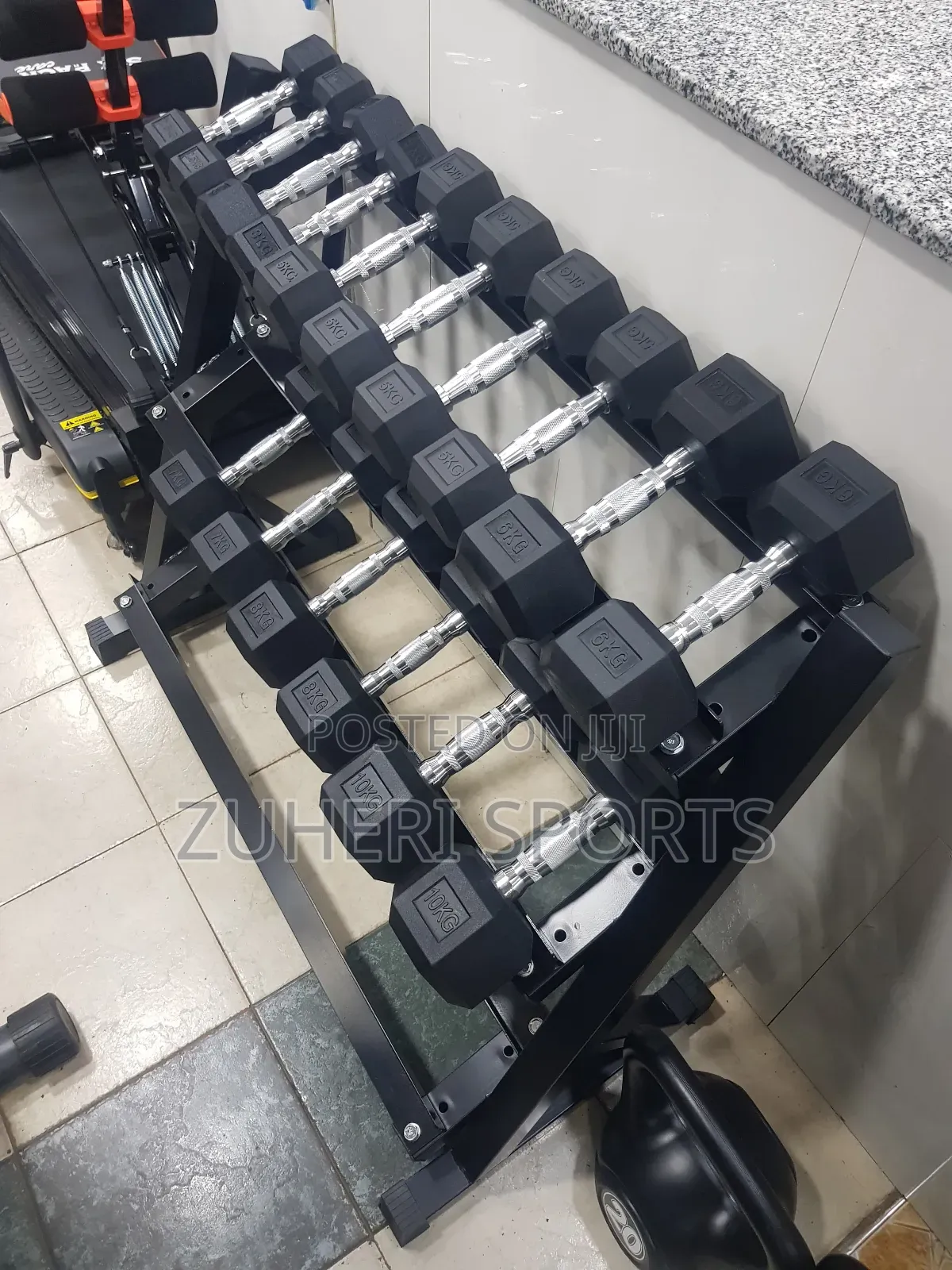 3-Tier Dumbbell Rack, Large Capacity Storage