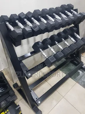 3-Tier Dumbbell Rack, Large Capacity Storage