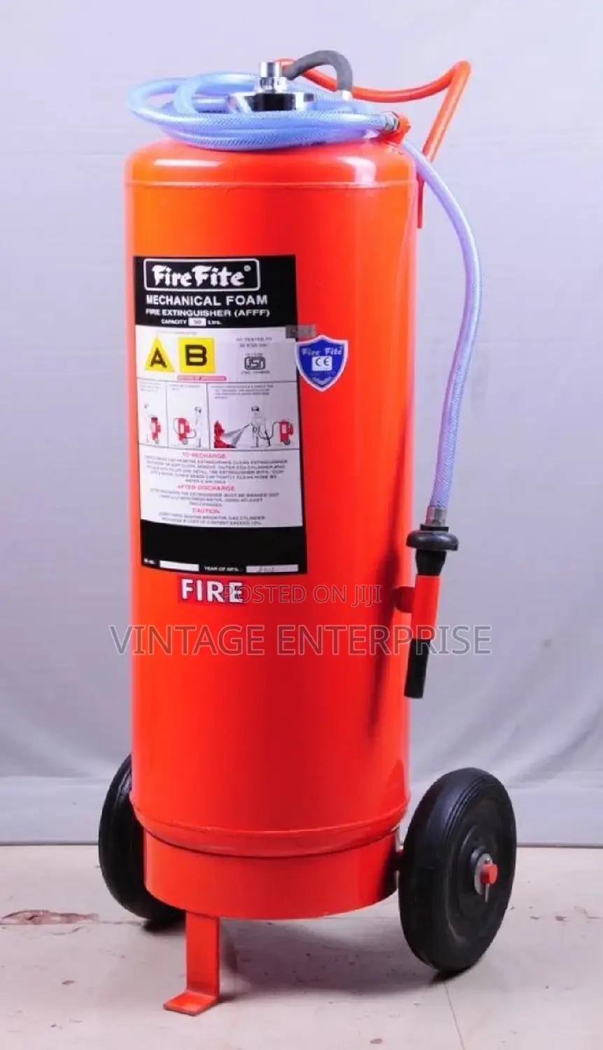 50ltrs Foam Fire Extinguisher Trolley . °°
