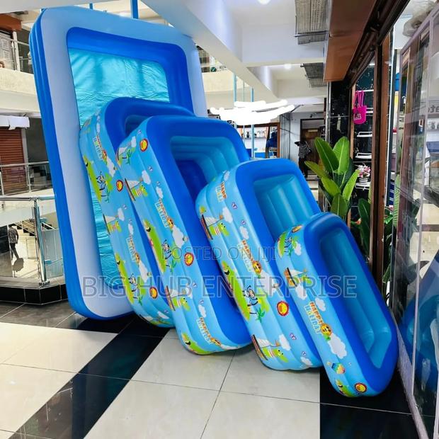 *Summer Inflatable Swimming Pool for Kids With Electric Pump - main view
