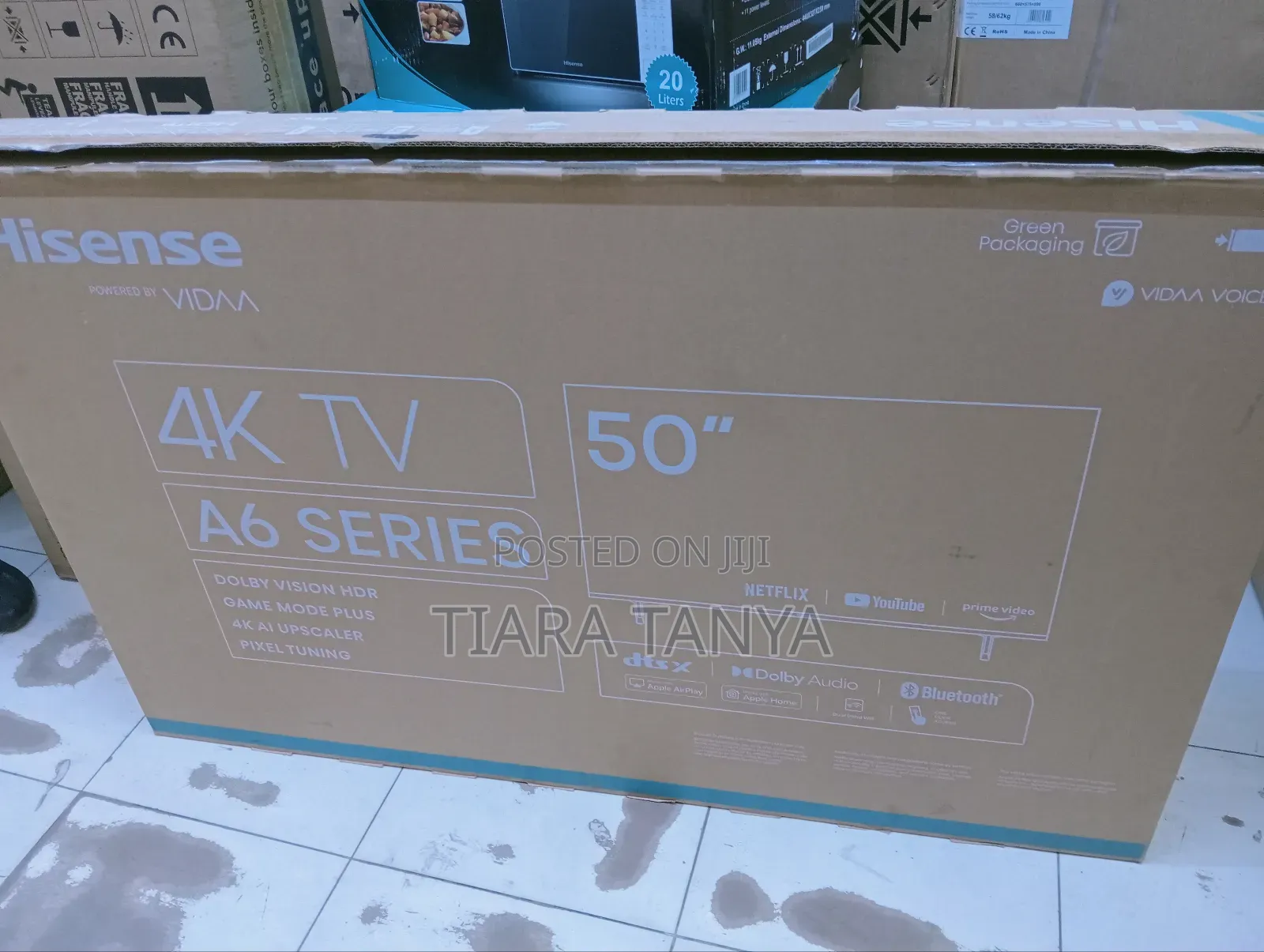 Hisense 50 Inches Smart Uhd A6 Tv