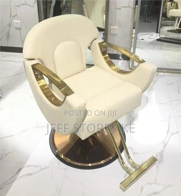 Golden White Styling Chair - main view