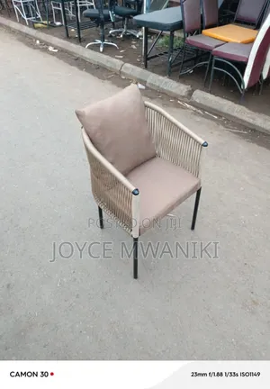 Outdoor Chair, Garden, Balcony or Restaurant Chair, Baige.