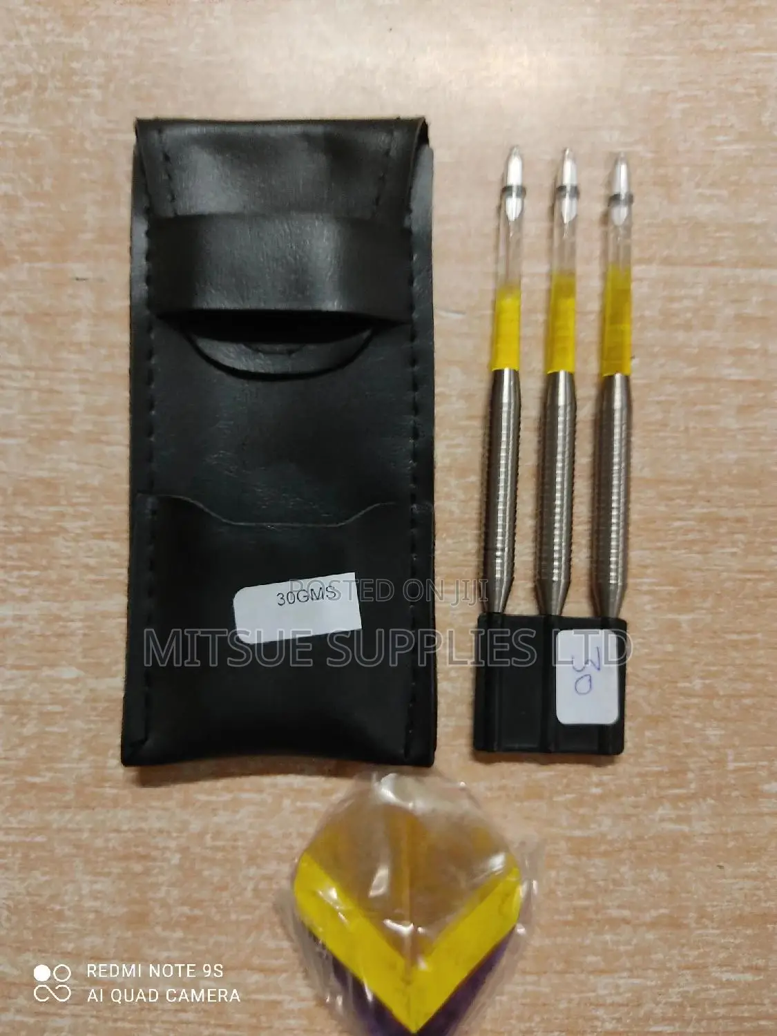 A Set of 3 Tungsten Darts With Wallet