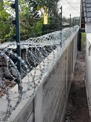 Electric Fencing With Razor Barbed Wire