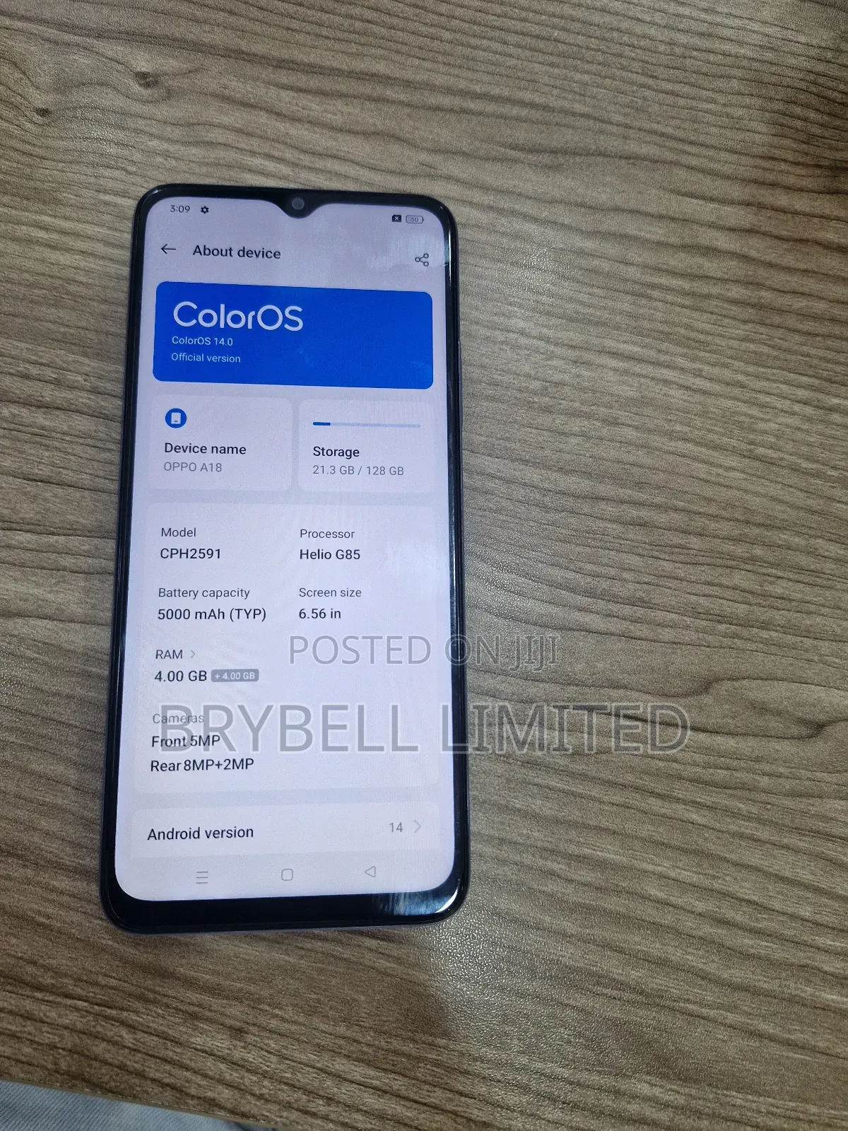 Oppo A18 128 GB Blue