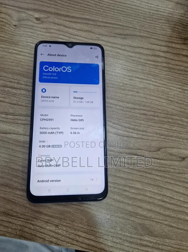 Oppo A18 128 GB Blue - thumbnail 7