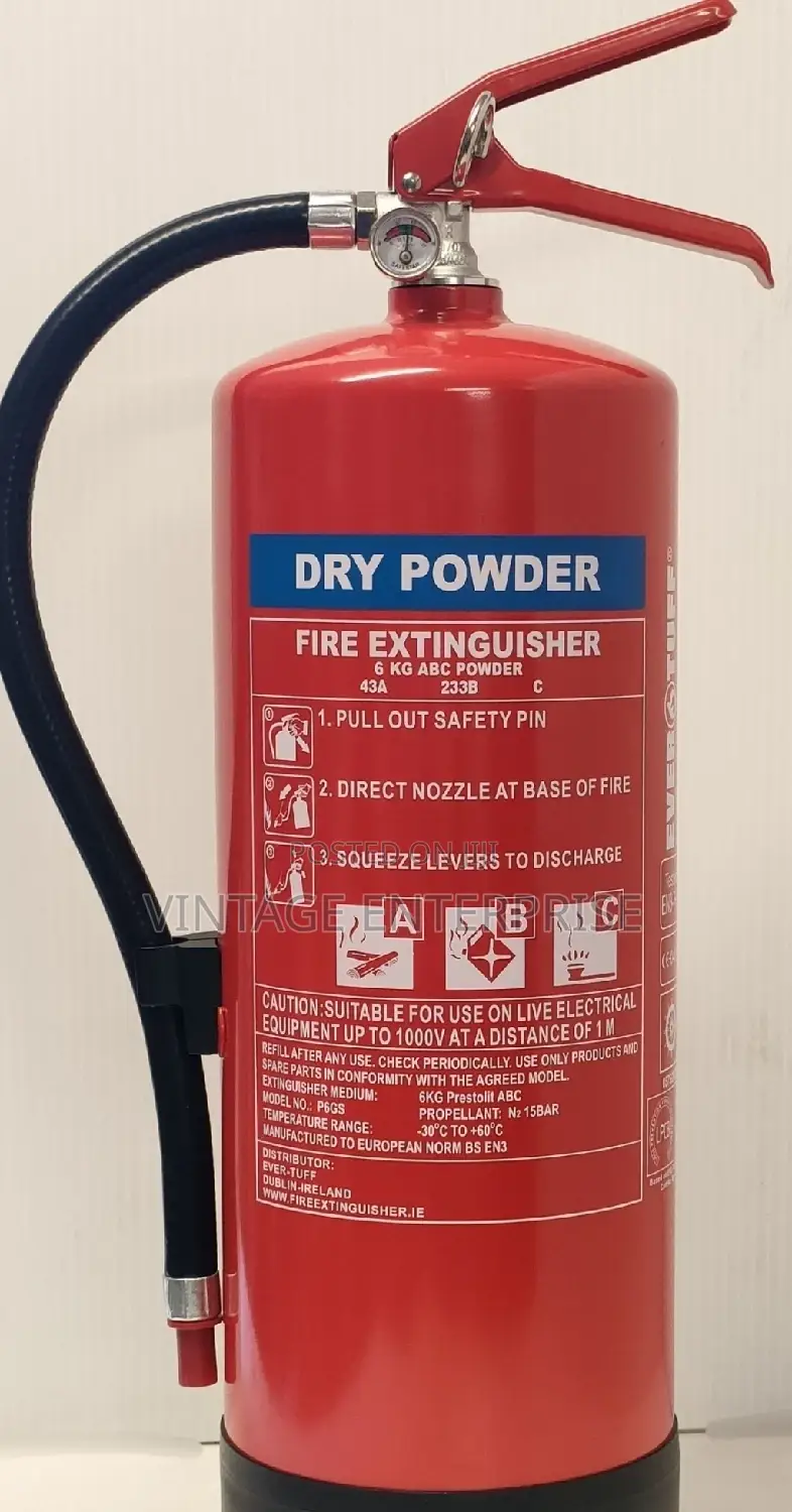 Dry Powder Fire Extinguisher 6kg