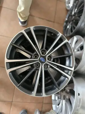 Ex Japan 17 Inch Subaru Rims Set Gray Silver