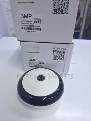 V380 Fisheye 3MP Camera With Remote View , Wide Angle View