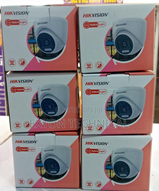 Hikvision 2mp Smart Hybrid Light Audio Fixed Turret Dome