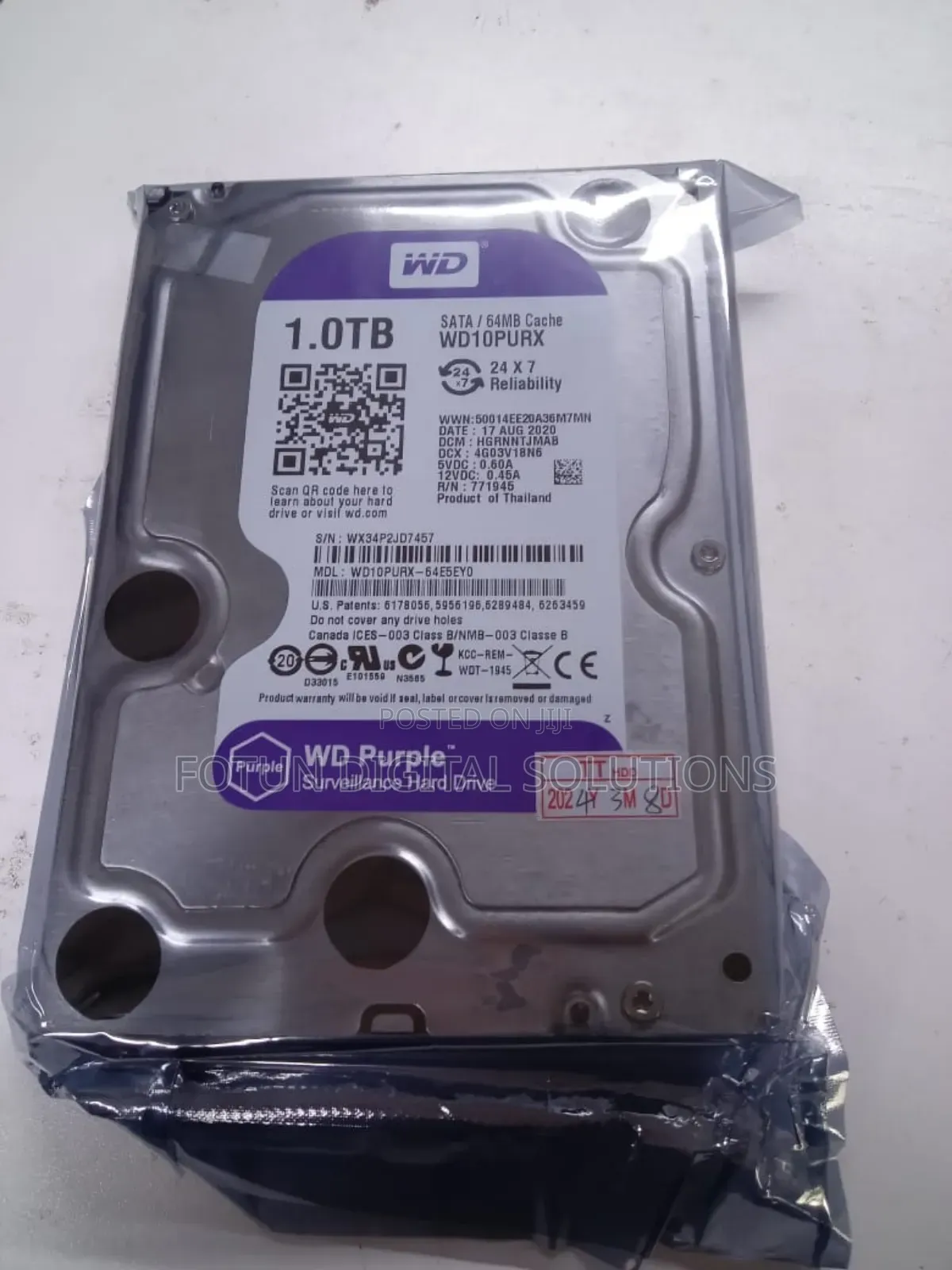 1terabyte Surveillance Wd Hardisk