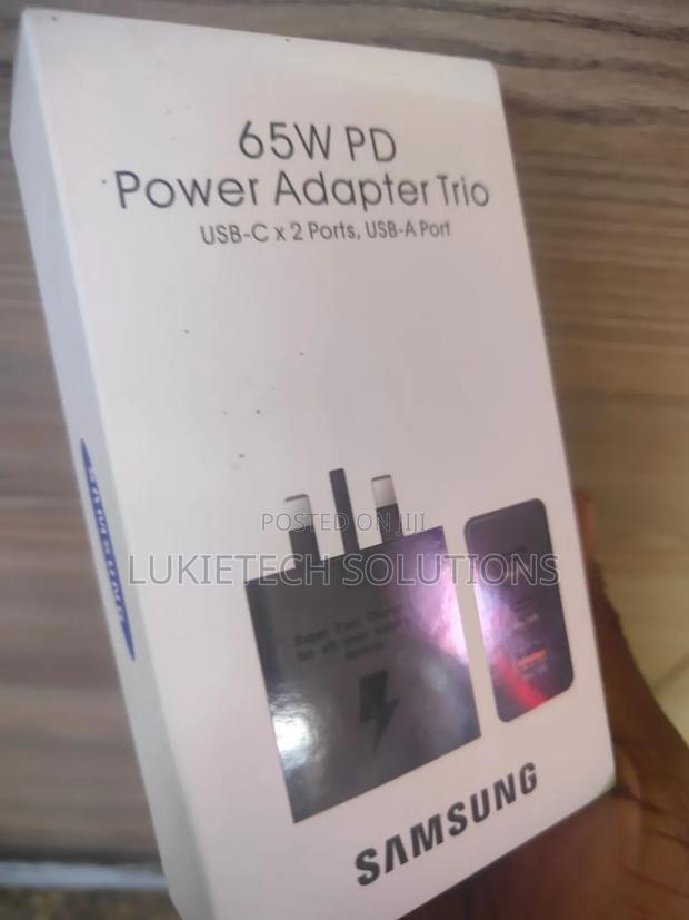 Charger.65 WATTS.Trio Adapter, Super Fast.Excellent Charger - thumbnail 2