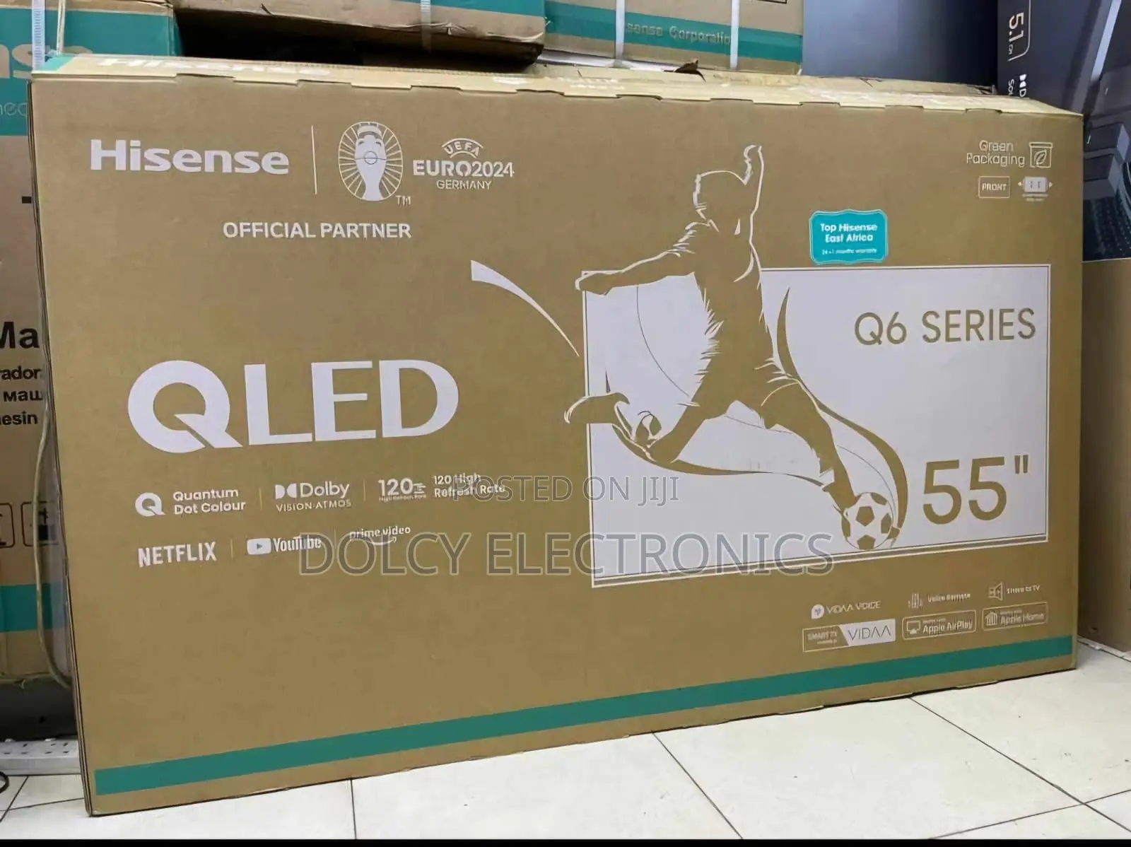 Hisense 55" Qled Smart Tv Q6 Series