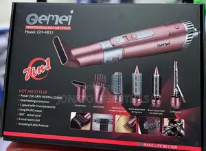 7 In 1 Hot Air Hair Styler And Straightener