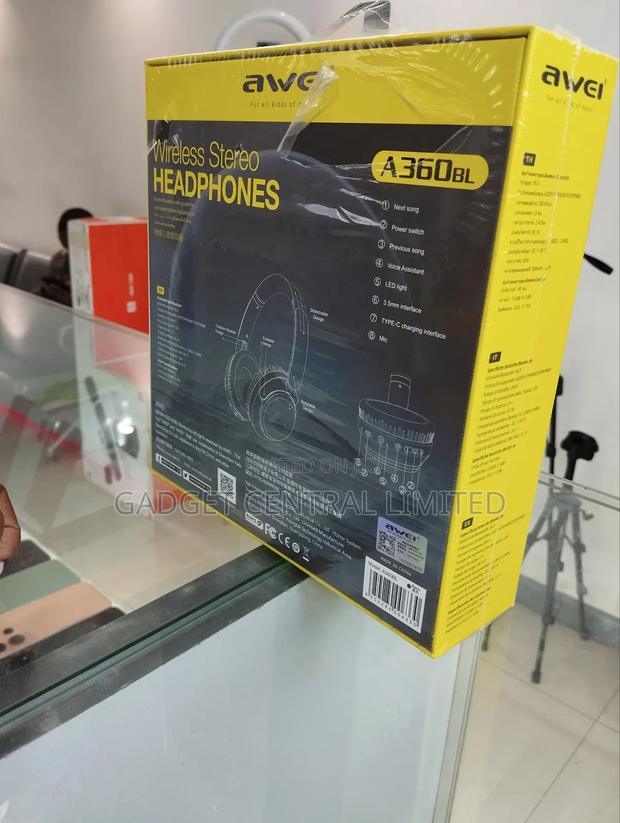 Awei A360BL Wireless Headphones - thumbnail 3