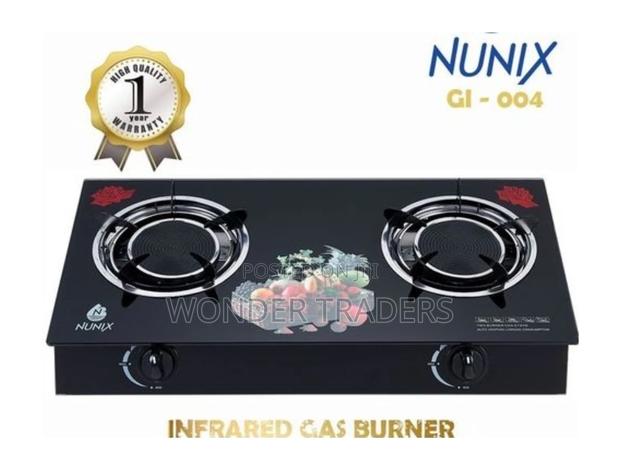 Infrared 2 Burner Glass Top- Nunix