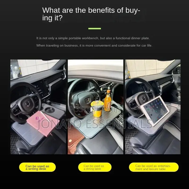 Car Steering Wheel Working Table and Food Tray