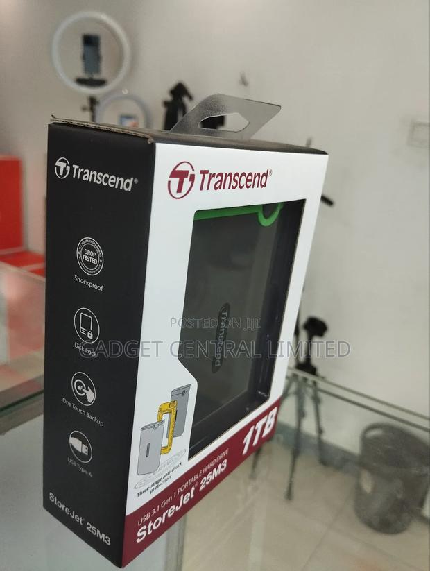 1tb Transcend Portable Hand Drive - thumbnail 2