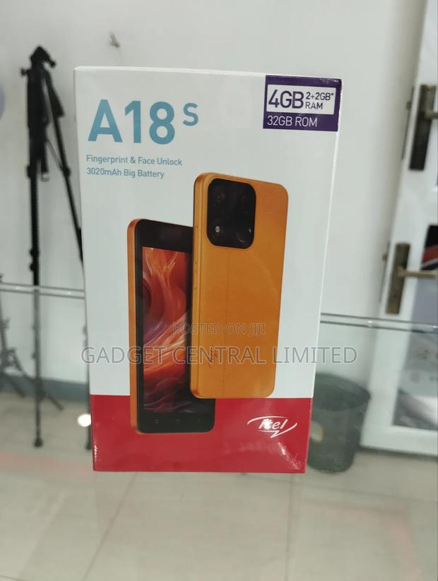 New Itel A18s 32 GB Black