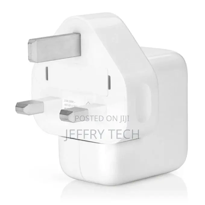 12W USB Travel Charger for iPad / iPod / iPhone, UK Plug