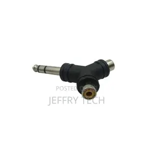 Audio Splitter Stereo 6.35mm Male Plug To RCA Female Jack Ad