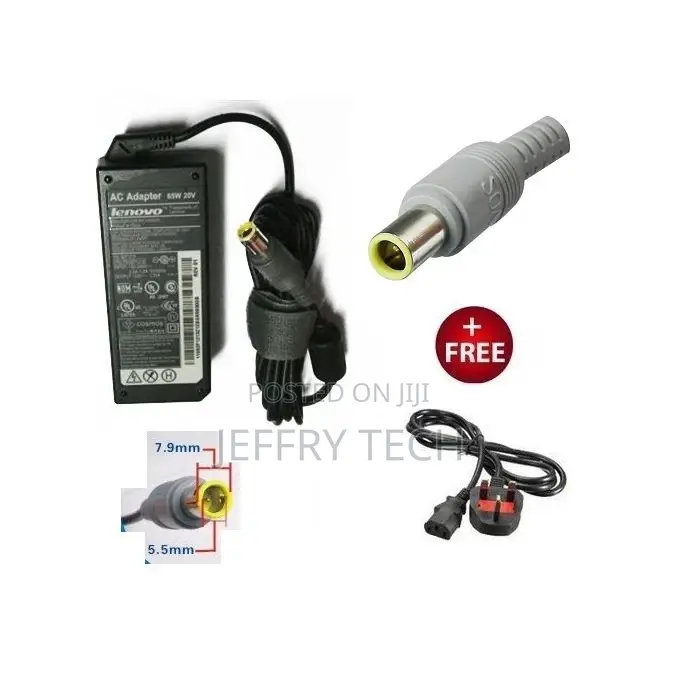 Lenovo Round Big Pin Laptop Replacement AC Adapter Charger 4