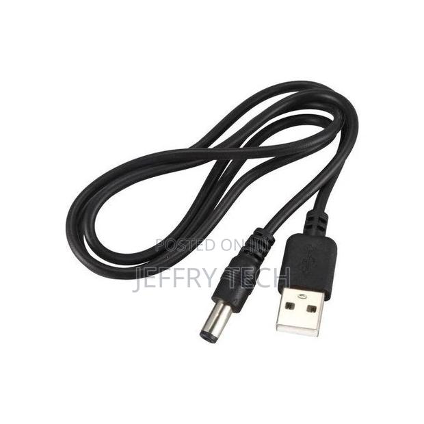 USB Cable 5.5mm / 2.1mm 5V DC Barrel Jack Power Cable - main view