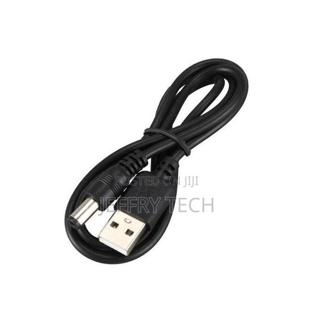 USB Cable 5.5mm / 2.1mm 5V DC Barrel Jack Power Cable - thumbnail 3