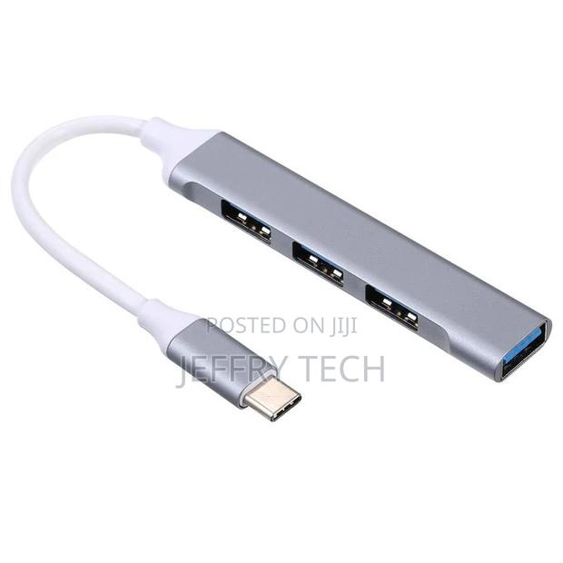 Type-C Hub Type-C Male to USB Female Adapter 4-in-1