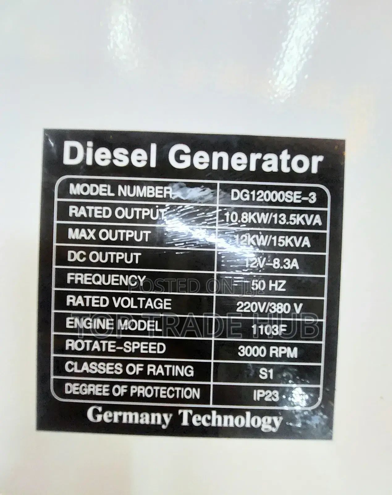 Pulsar Silent Diesel Backup Generator 15kva With ATS