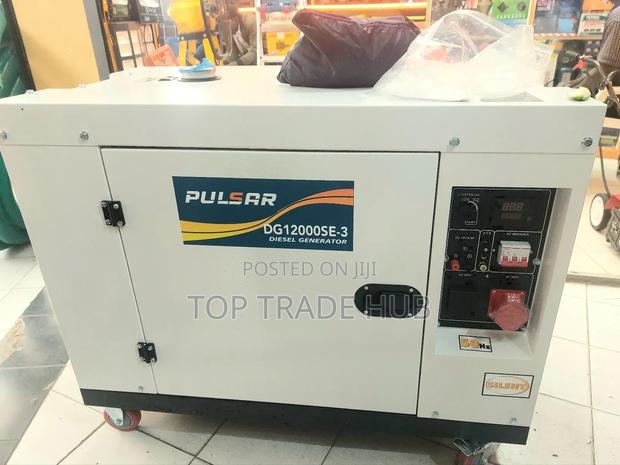 Pulsar Silent Diesel Backup Generator 15kva With ATS - main view