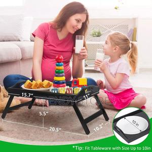 Bamboo Serving Tray With Legs - thumbnail 2