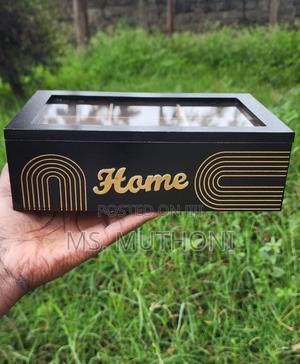 6 Compartments Wooden Teabag / Coffee Organizer* - thumbnail 2