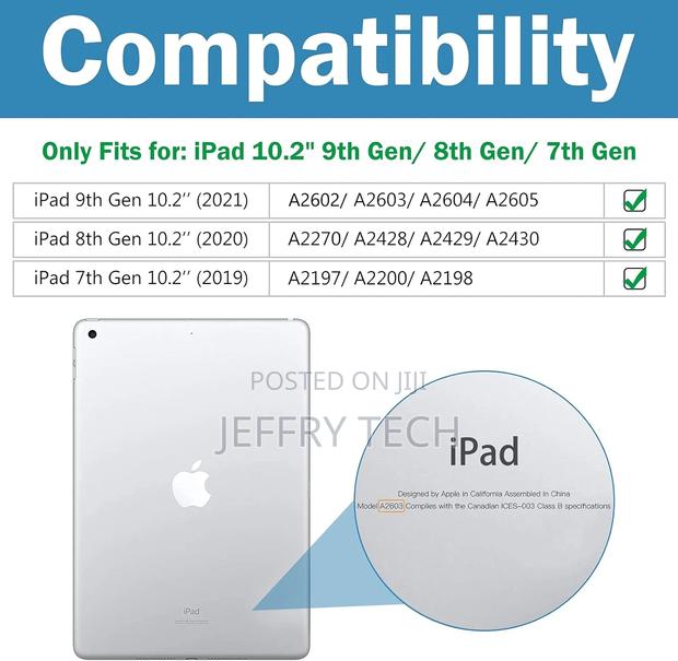 Screen Protector for iPad 10.2 9th 2021/ 8th 2020/ 7th 2019, - thumbnail 2