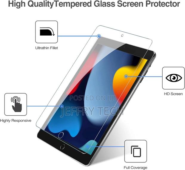 Screen Protector for iPad 10.2 9th 2021/ 8th 2020/ 7th 2019, - thumbnail 3