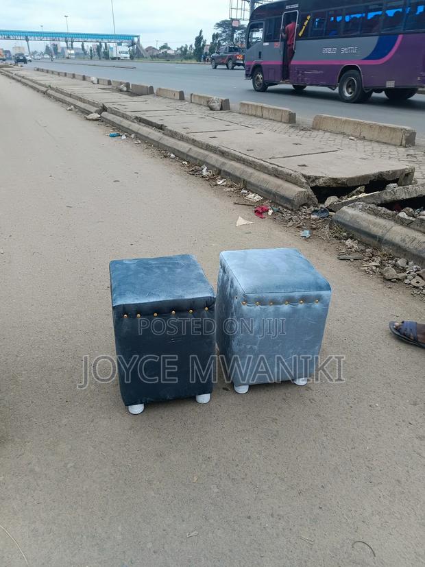 Manicure Stools, Grey - thumbnail 3