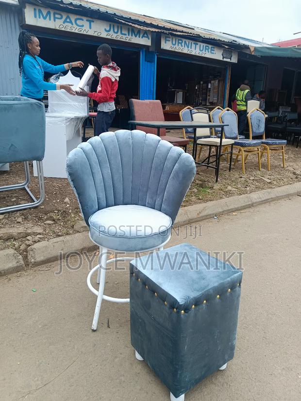 Manicure Seats, 2 Pieces Light Grey... - main view