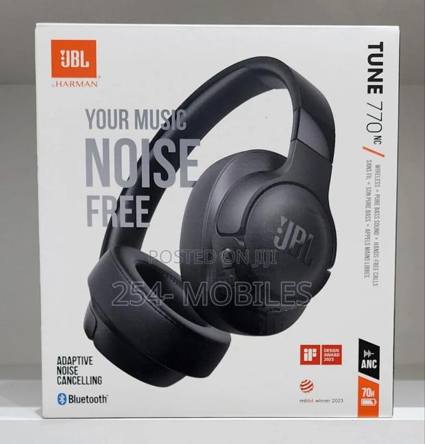 JBL TUNE 770NC Wireless on-Ear Adaptive Noise Cancelling
