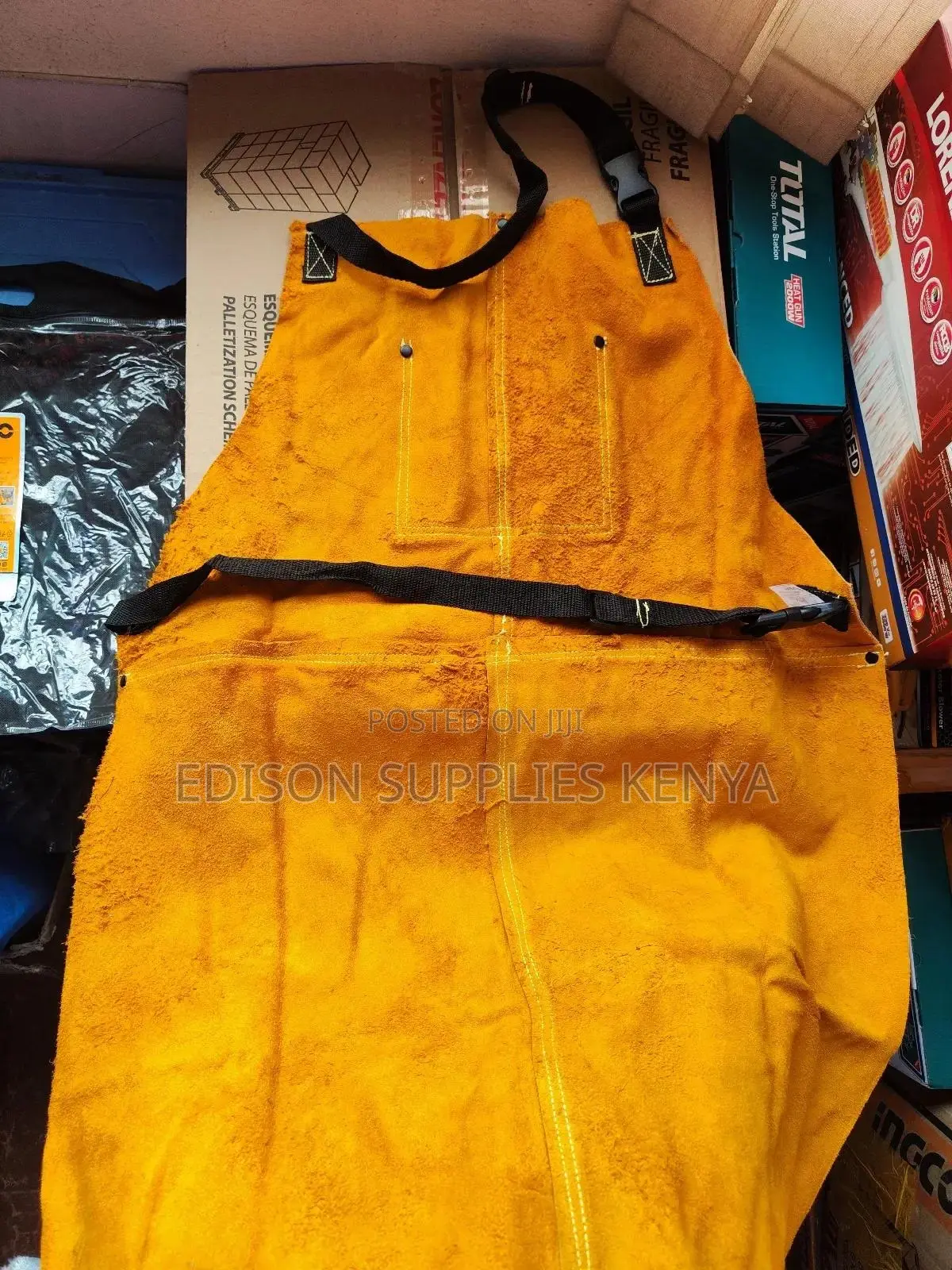Leather Apron INGCO Leather Welding Apron Heavy Duty BEST