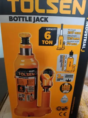 Bottle Jack 6 Ton Tonnes Tolsen Hydraulic Bottle Jack 6ton