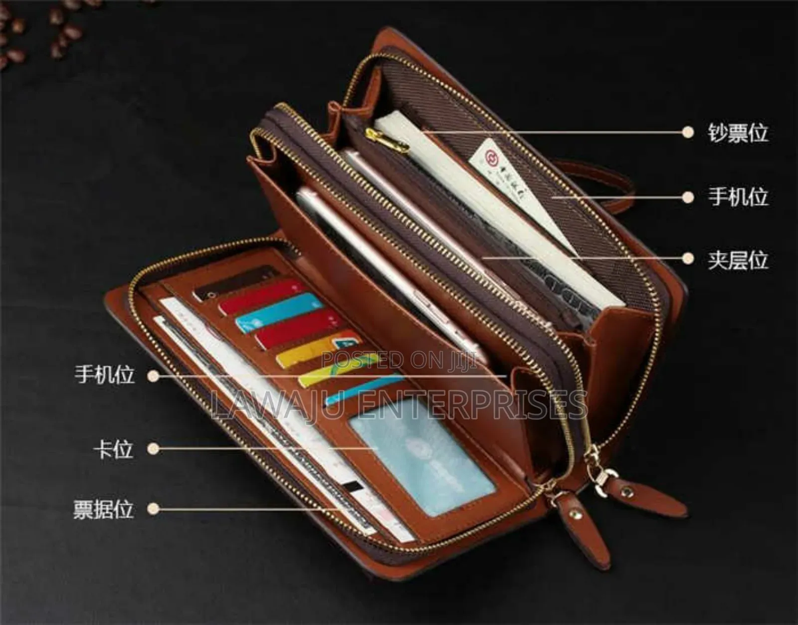 Ladies Brown Leather Wallet