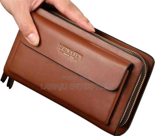 Ladies Brown Leather Wallet - main view