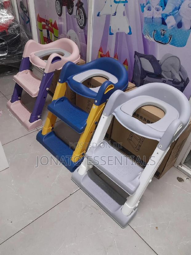 Kids Toilet Ladder, Potty Trainer - thumbnail 3