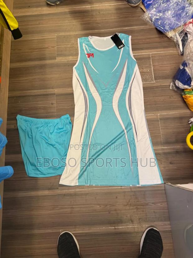 Netball Uniform, Blue Color - main view