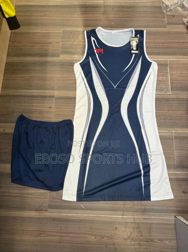 Netball Uniform, Blue Color - thumbnail 4
