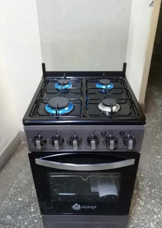 Nunix 4 Gas Burner Standing Cooker Gas Oven (Auto Ignation)