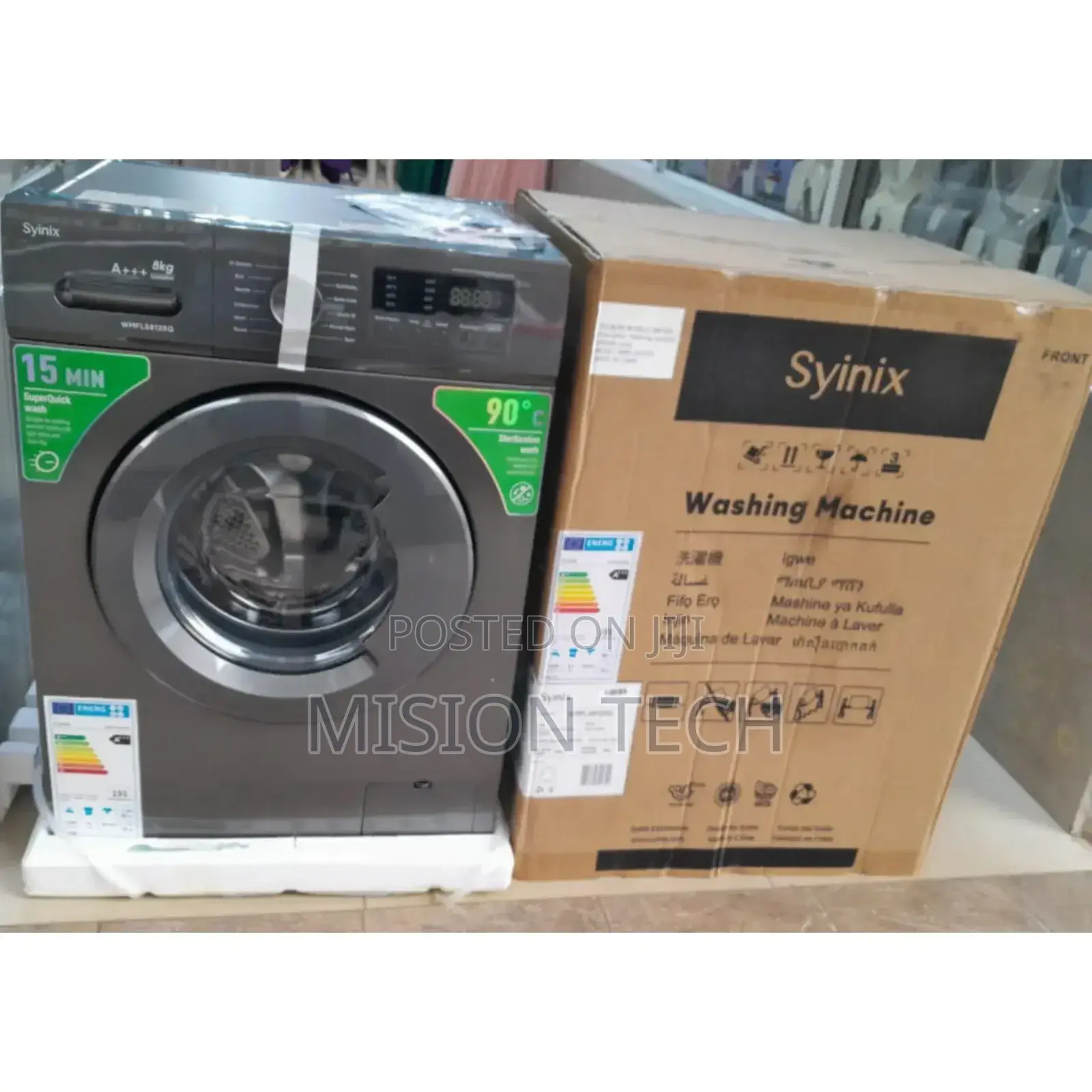 Syinix 8kgs Front Load Washing Machine